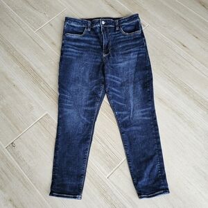 American Eagle Indigo Women's High Rise Skinny Jeans Jegging Size 12 X-Short
